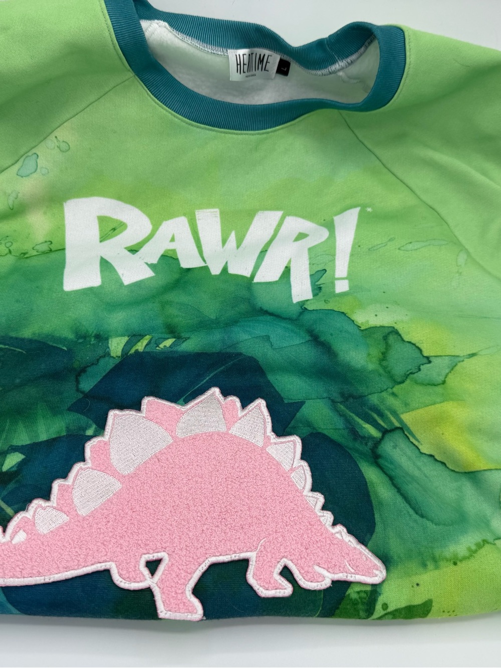 Herotime x Lora Zombie Dinosaur Sweatshirt Bundle Unisex L Meow-Rex - Picture 2 of 8